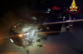 Frontale a Casalzuigno: soccorse tre persone