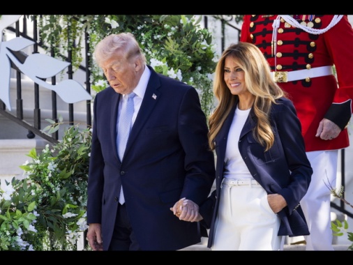 Trump e Melania alla cena dei corrispondenti della Casa Bianca