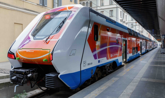 Un Malpensa Express in livrea “olimpica”