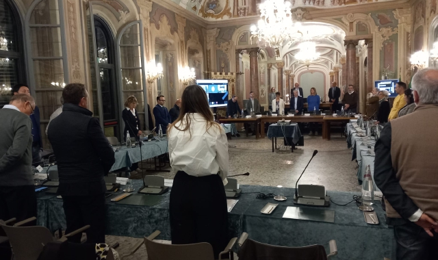 In Consiglio un minuto di silenzio per Umberto Bossi