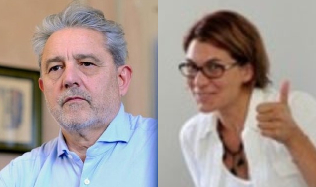 I due candidati. Da sinistra Marco Magrini ed Enrica Peregalli