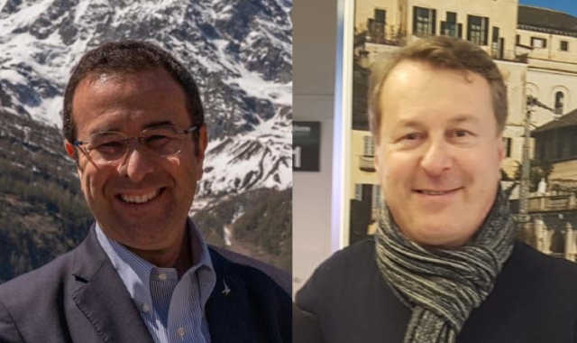 I due candidati. Da sinistra Stefano Candiani e Francesco Gaiardelli