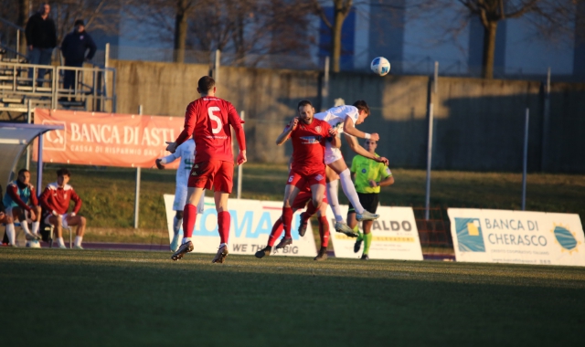 All’andata a Saluzzo finì 1-1 (foto Paolo Costa)