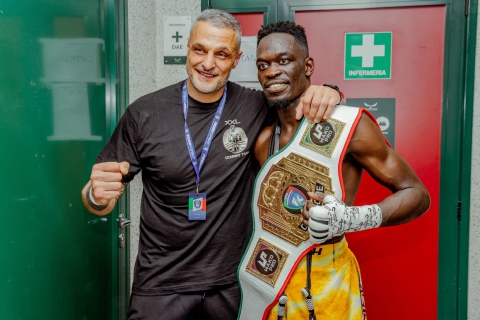 Il gallaratese “Momo” Niang campione di kick boxing
