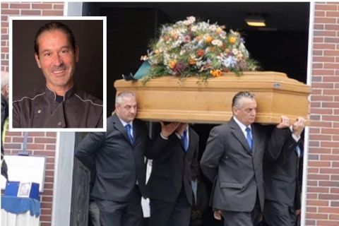 Folla per l’addio a Roberto Galparoli