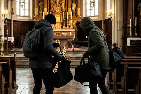 Furti in sei chiese. Arrestati