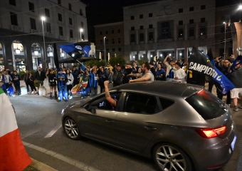 Scudetto all'Inter, festa anche a Varese