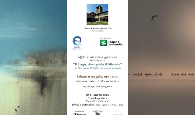 Il Lago di Varese diventa arte: foto e tele al chiostro di Voltorre