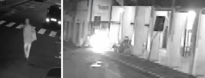 Appicca il fuoco in centro: straniero denunciato