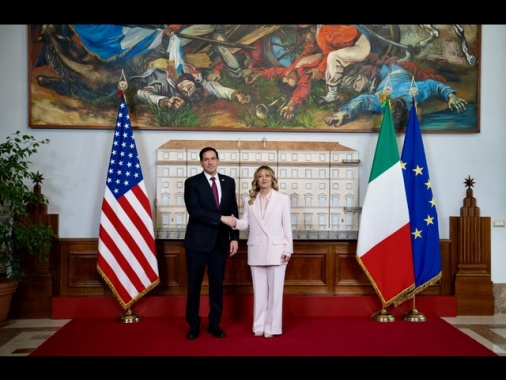 Meloni, con Rubio dialogo franco tra alleati che difendono interessi nazionali
