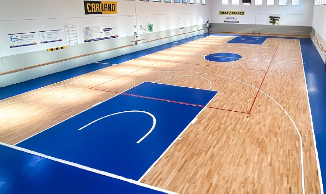 La palestra di via Verdi a Cardano al Campo