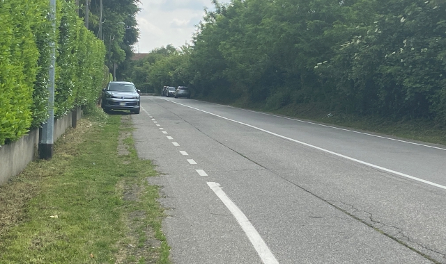 La trafficata arteria di collegamento che permette di evitare il traffico del centro dopo l’intervento sul verde