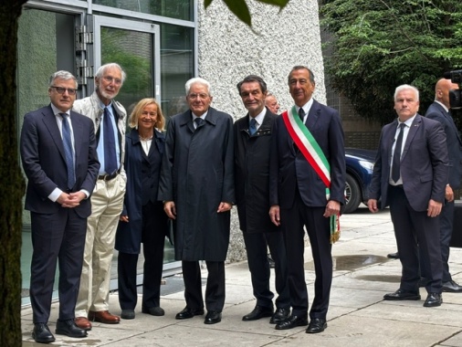 Mattarella a Milano per assistere alla lezione di Renzo Piano 'Arte del costruire'