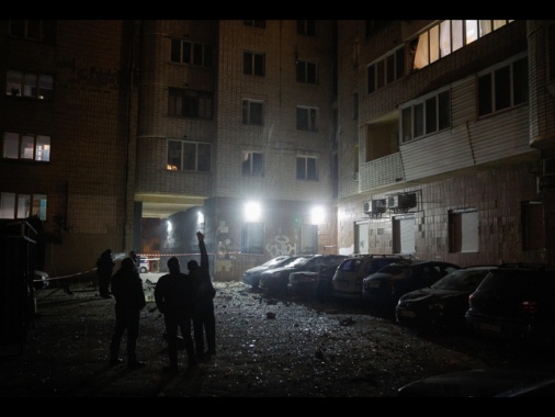 Attacco russo con missili e droni su Kiev