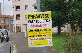 Busto, domani strade chiuse per l’inizio del Giro del Varesotto