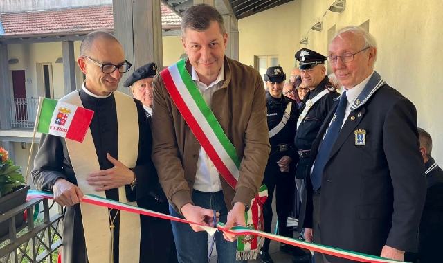 Don Valentino Viganò con Pietro Zappamiglio