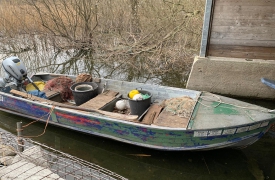 Rubata e ritrovata la barca di Ernesto Giorgetti