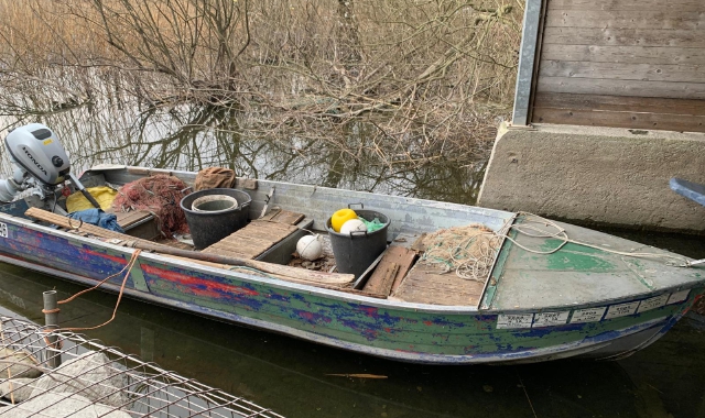 Rubata e ritrovata la barca di Ernesto Giorgetti