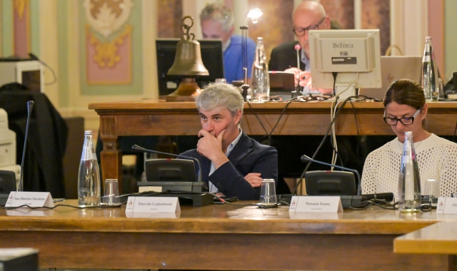 Il sindaco Davide Galimberti in Consiglio comunale giovedì 21 maggio  (foto Puricelli)