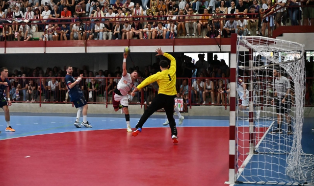 Vittoria sofferta ma pesantissima per la Progere in gara-1 di finale scudetto (foto Puricelli)