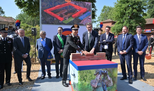 Cacciatori delle Alpi, prima pietra a Cascina Malpensa