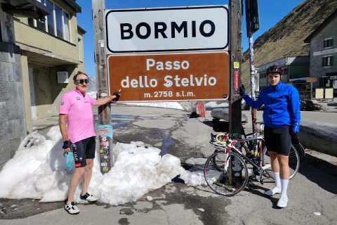 Da Malnate sulle tappe del Giro. Il prof Albrigi in bici a 69 anni