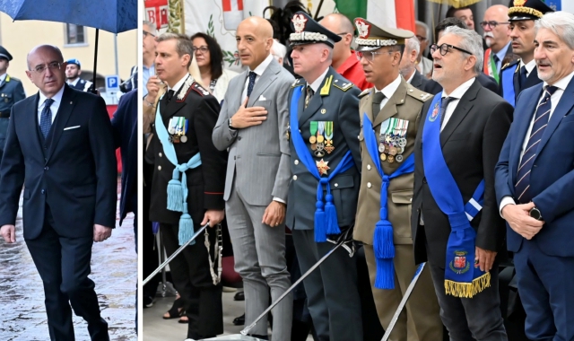 Celebrazioni per la Festa della Repubblica oggi a Varese (foto Puricelli)