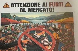 Borseggi al mercato di Arona: il Comune mette in guardia i clienti