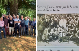 Di nuovo insieme 60 anni dopo la maturità: riecco i “ragazzi” della Quinta B