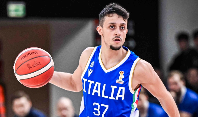 Librizzi in azzurro nel match del 2025 a Tortona (foto Canu/CIAMILLO-CASTORIA)