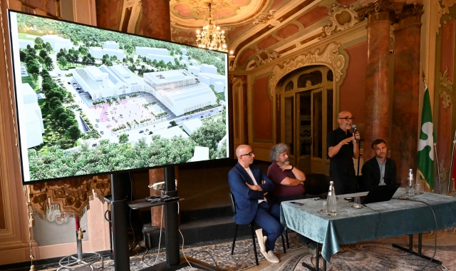 La presentazione del progetto in Salone Estense (foto Angelo Puricelli)