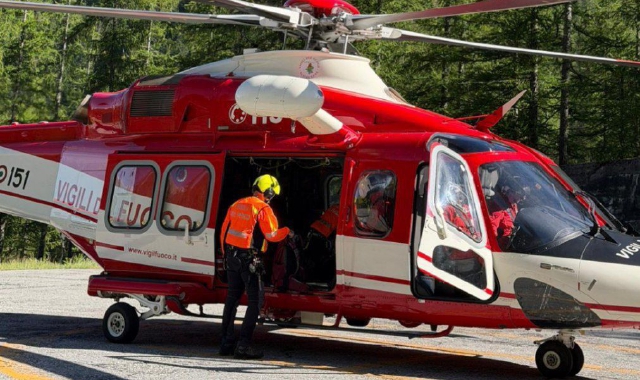 Disperso sulle alture di Macugnaga: soccorso dal Drago