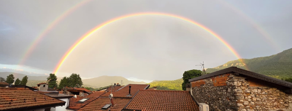 Varese: rovescio e arcobaleno