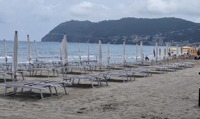 Colonia di Alassio, la spiaggia ad Agesp