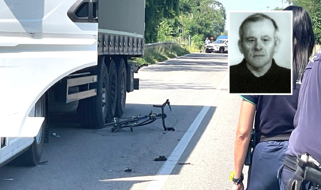 Scontro tra bici e mezzo pesante: un morto