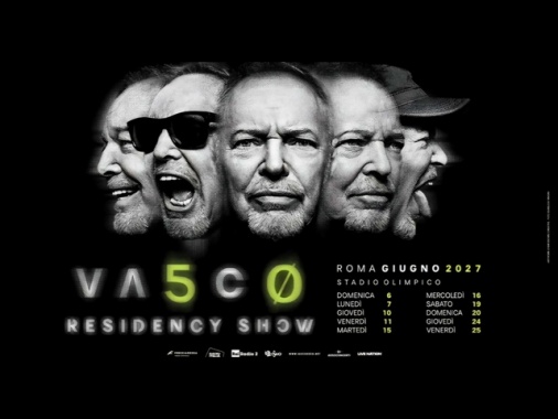 Vasco, per 50 anni di carriera 10 date all'Olimpico a Roma tra il 6 e il 25 giugno '27