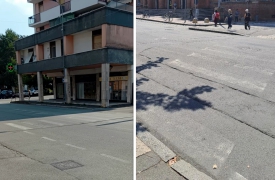 «Strisce sbiadite e segnaletica assente: intervenire subito»