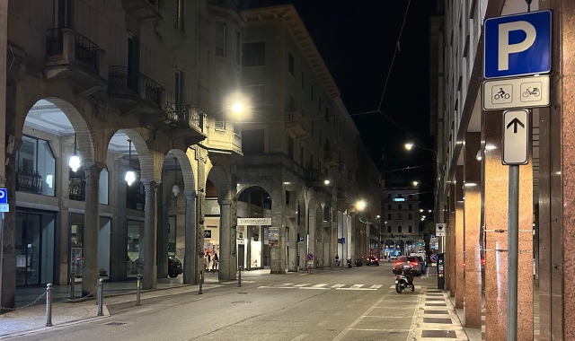 Il tratto dove di notte si corre troppo